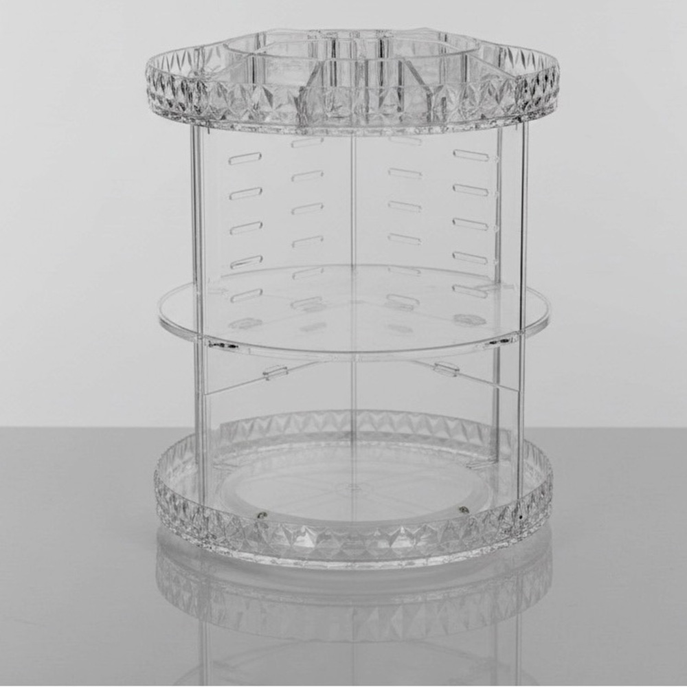 Clear Rotating Makeup Organizer